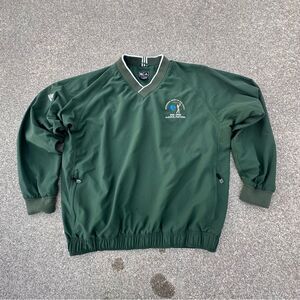 Adidas Golf Sweatshirt 2006 Open Portugal Mens large Green V-Neck Pullover